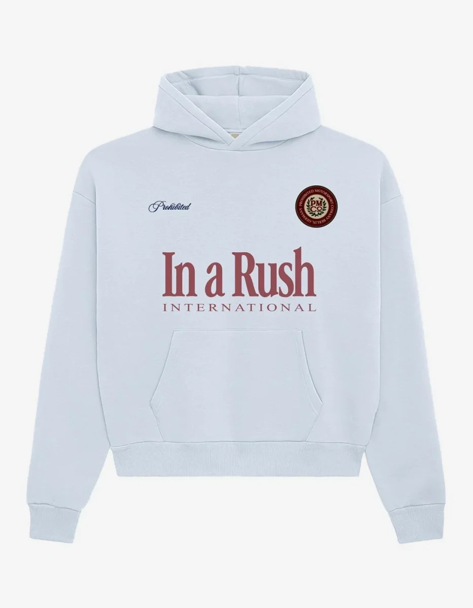 Sudadera Capucha PROHIBITED INTERNATIONAL - Light Blue - Imagen 7