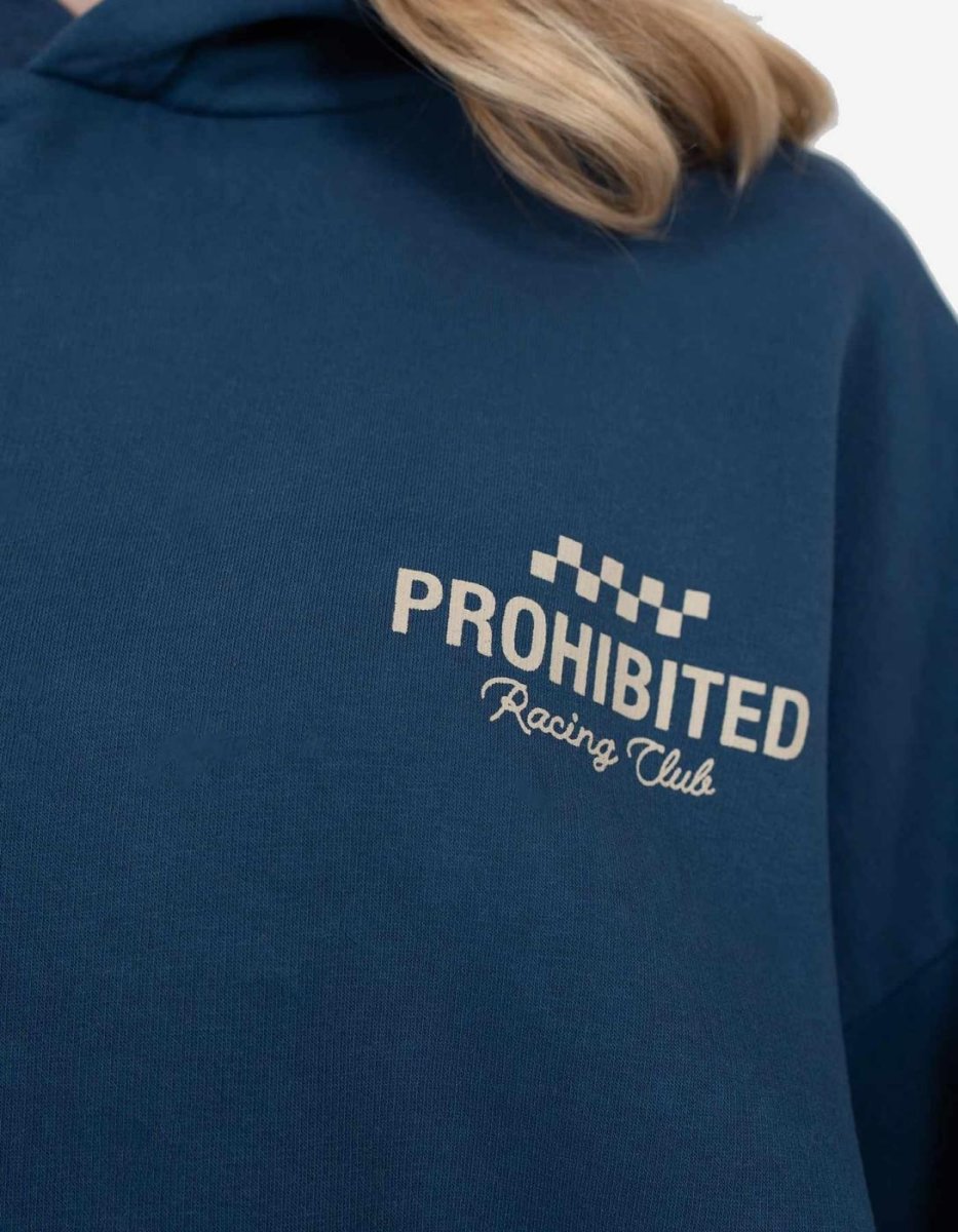 Sudadera Capucha PROHIBITED RACING CLUB - Blue - Imagen 6