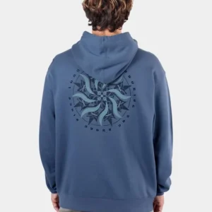 Sudadera Capucha SHURIKEN - Vintage Indigo