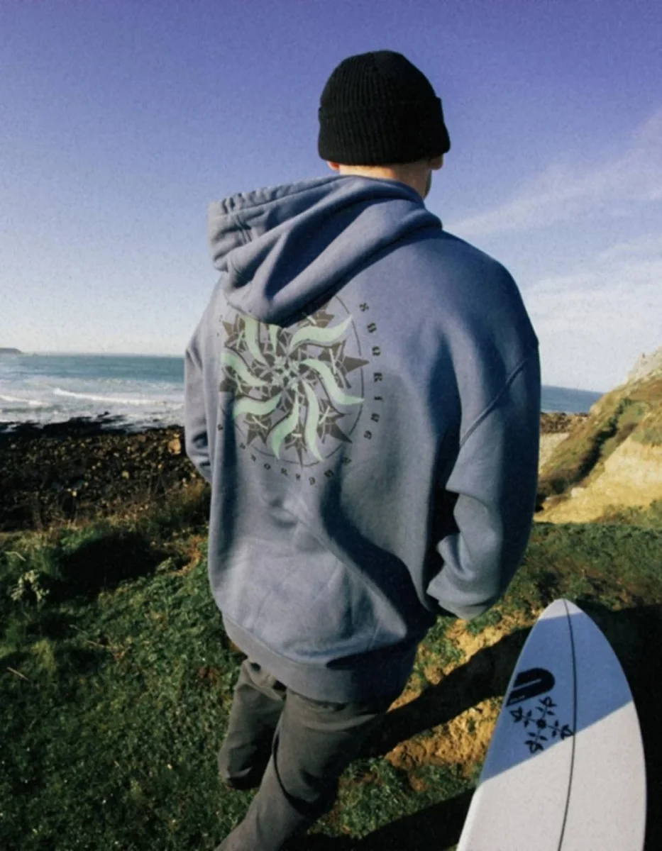 Sudadera Capucha SHURIKEN - Vintage Indigo - Imagen 4