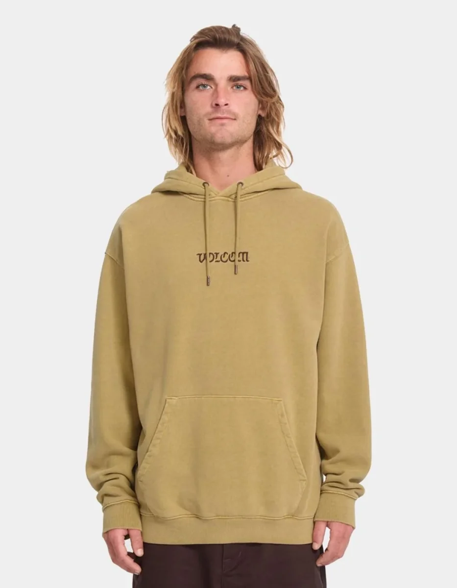 Sudadera Capucha VOLCOM BIG STONE - Mustard - Imagen 2