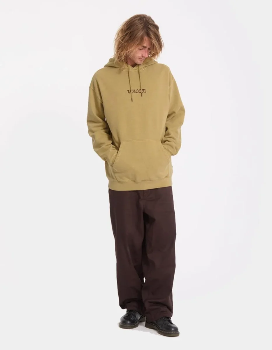 Sudadera Capucha VOLCOM BIG STONE - Mustard - Imagen 4