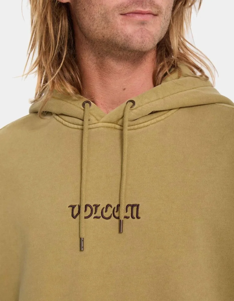 Sudadera Capucha VOLCOM BIG STONE - Mustard - Imagen 5