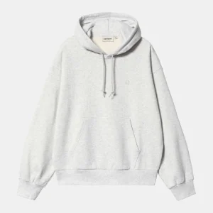 Sudadera CARHARTT W' HOODED CASEY- Ash Heather / Silver