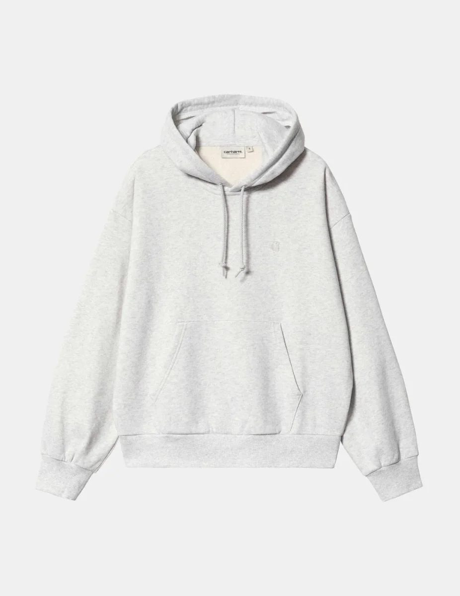 Sudadera CARHARTT W' HOODED CASEY- Ash Heather / Silver - Imagen 2