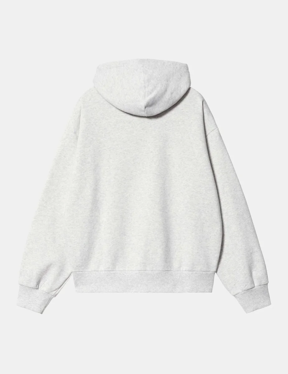 Sudadera CARHARTT W' HOODED CASEY- Ash Heather / Silver - Imagen 3
