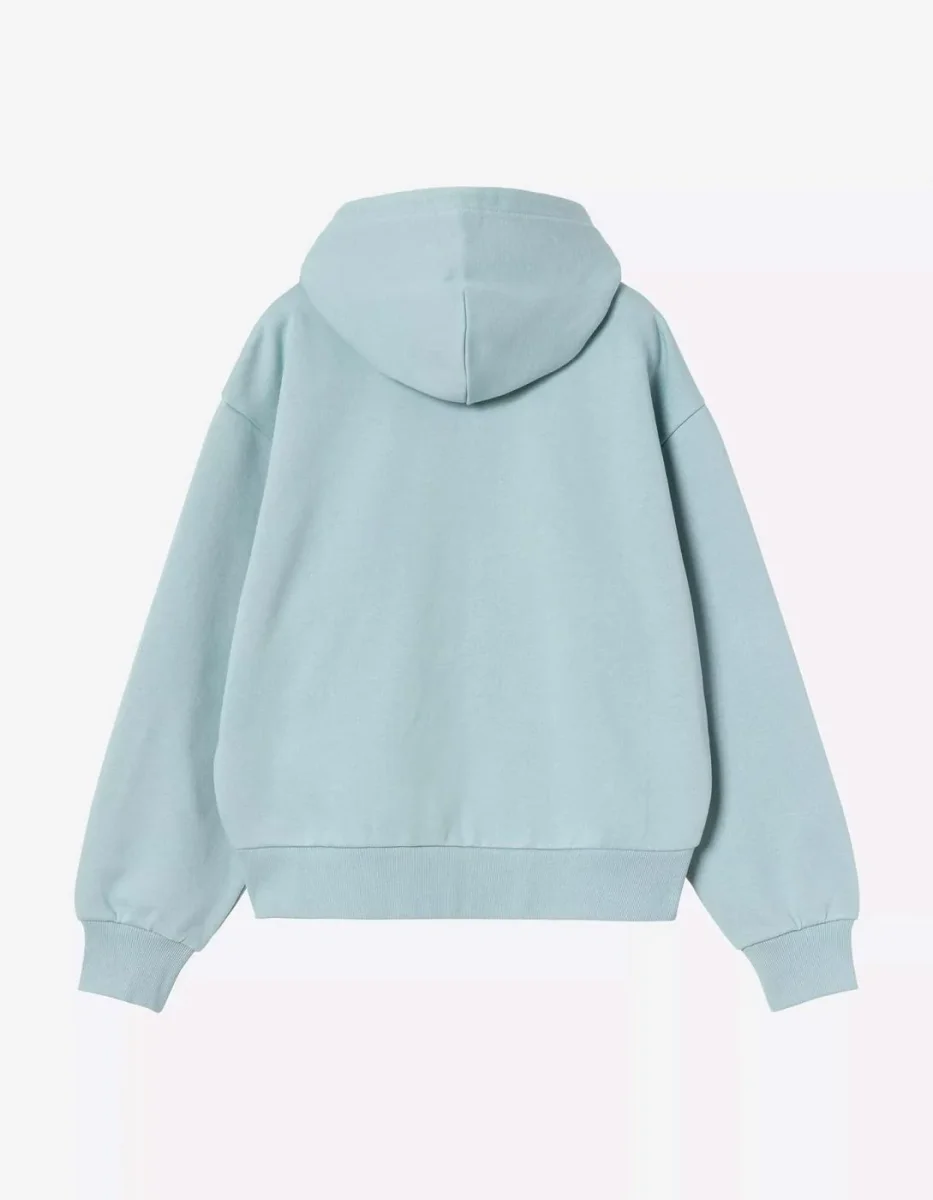 Sudadera CARHARTT WIP W' CASEY - Tourmaline / Silver - Imagen 4