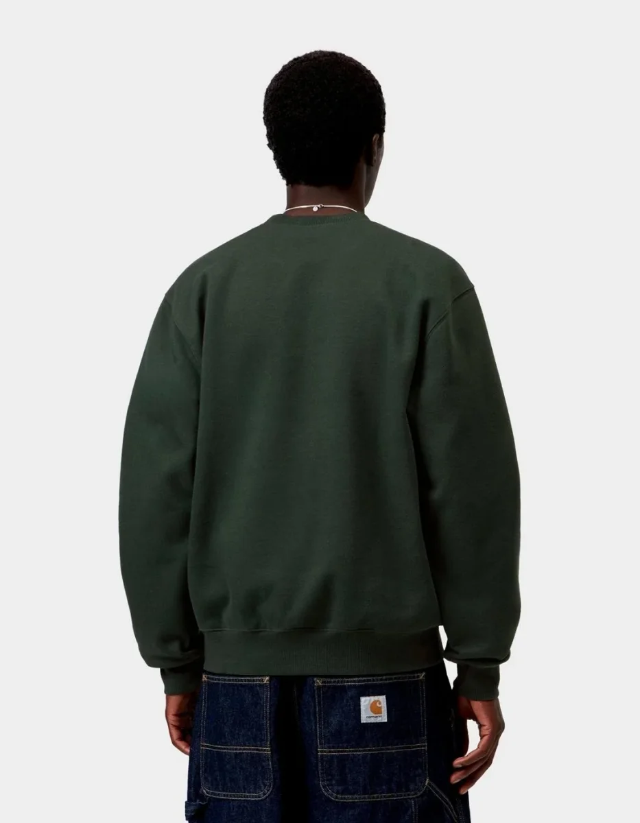 Sud. Crew CARHARTT WIP SWEAT - Dark Scarab / Palisande - Imagen 3