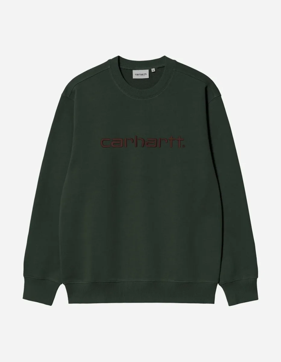 Sud. Crew CARHARTT WIP SWEAT - Dark Scarab / Palisande - Imagen 5