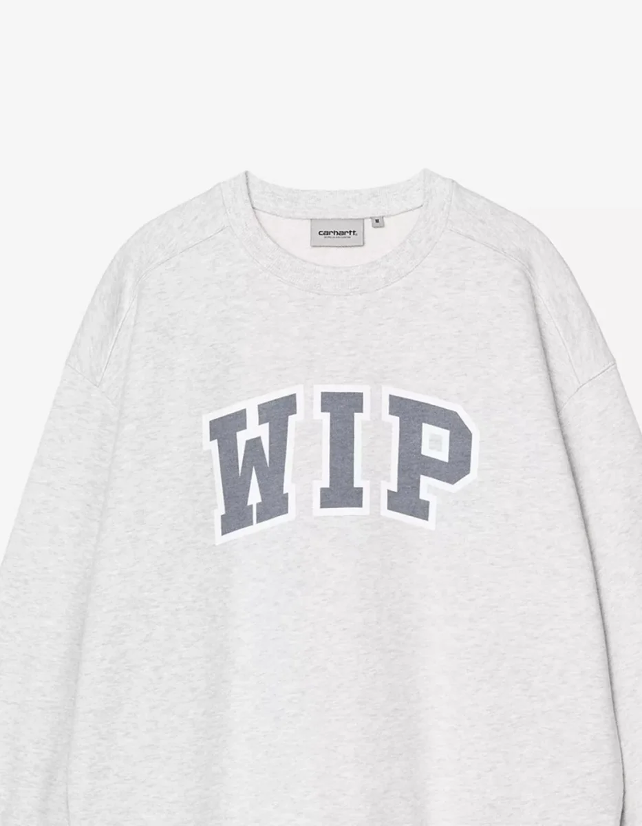 Sudadera Crew CARHARTT WIP III SWEAT- Ash Heather - Imagen 4