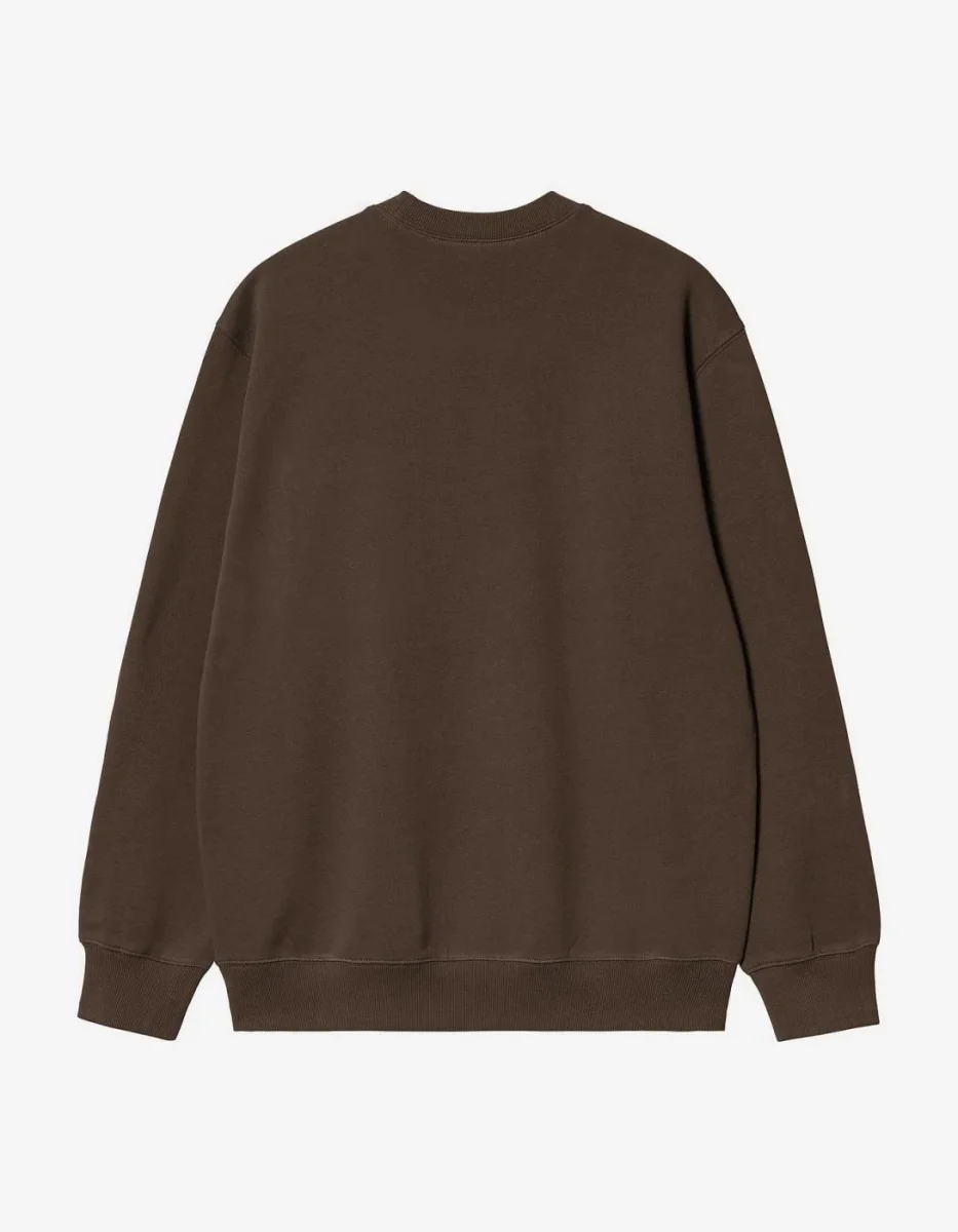 Sudadera Crew CARHARTT WIP SWEAT- Vitola / Citadel - Imagen 3