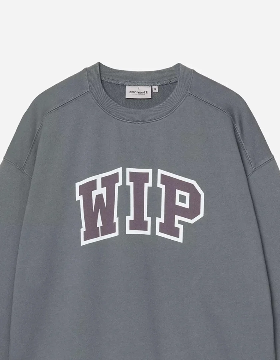 Sudadera Crew CARHARTT WIP WIP III SWEAT- Cozy Blue - Imagen 4