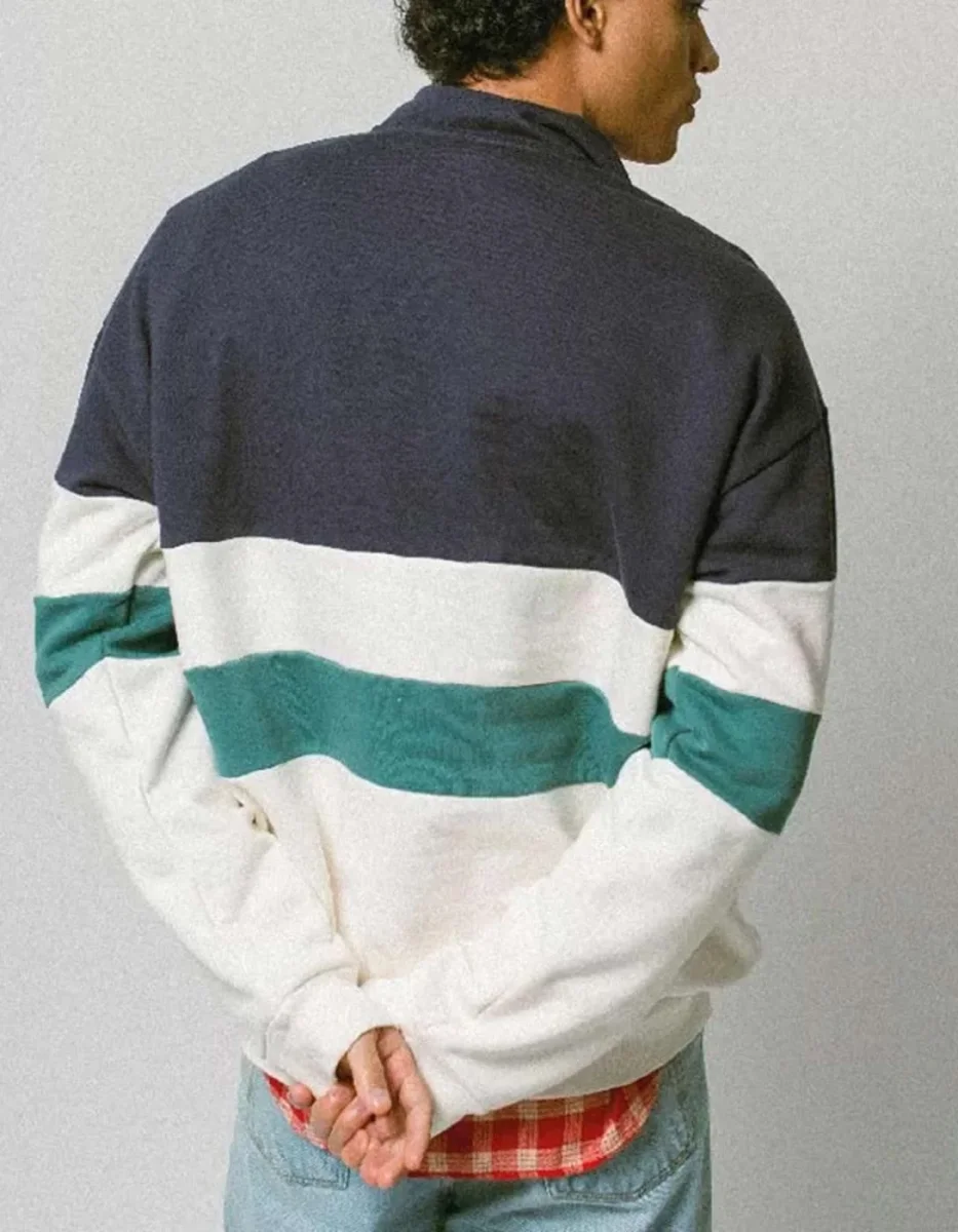 Sudadera Crew CARTER - Ivory/Navy/Heura - Imagen 6