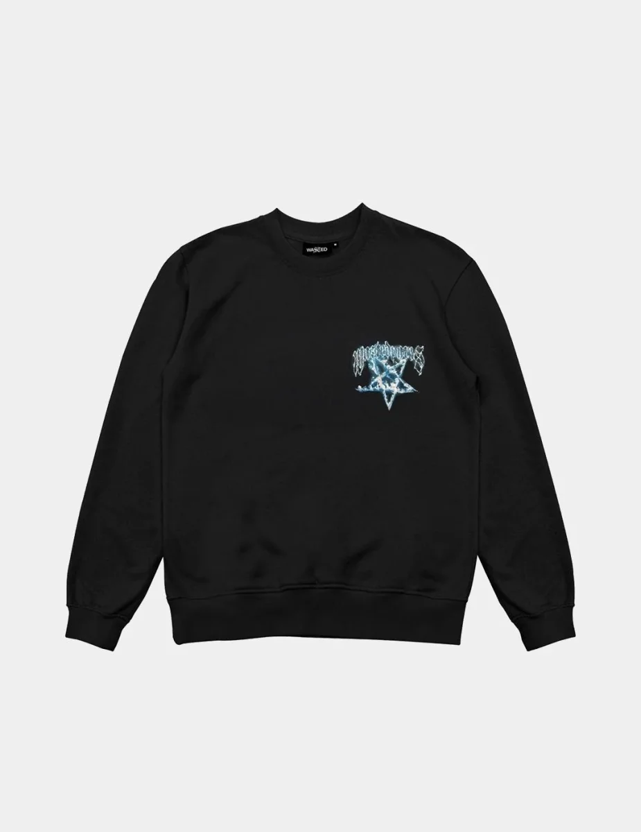 Sudadera Crew CONJURE - Black - Imagen 2