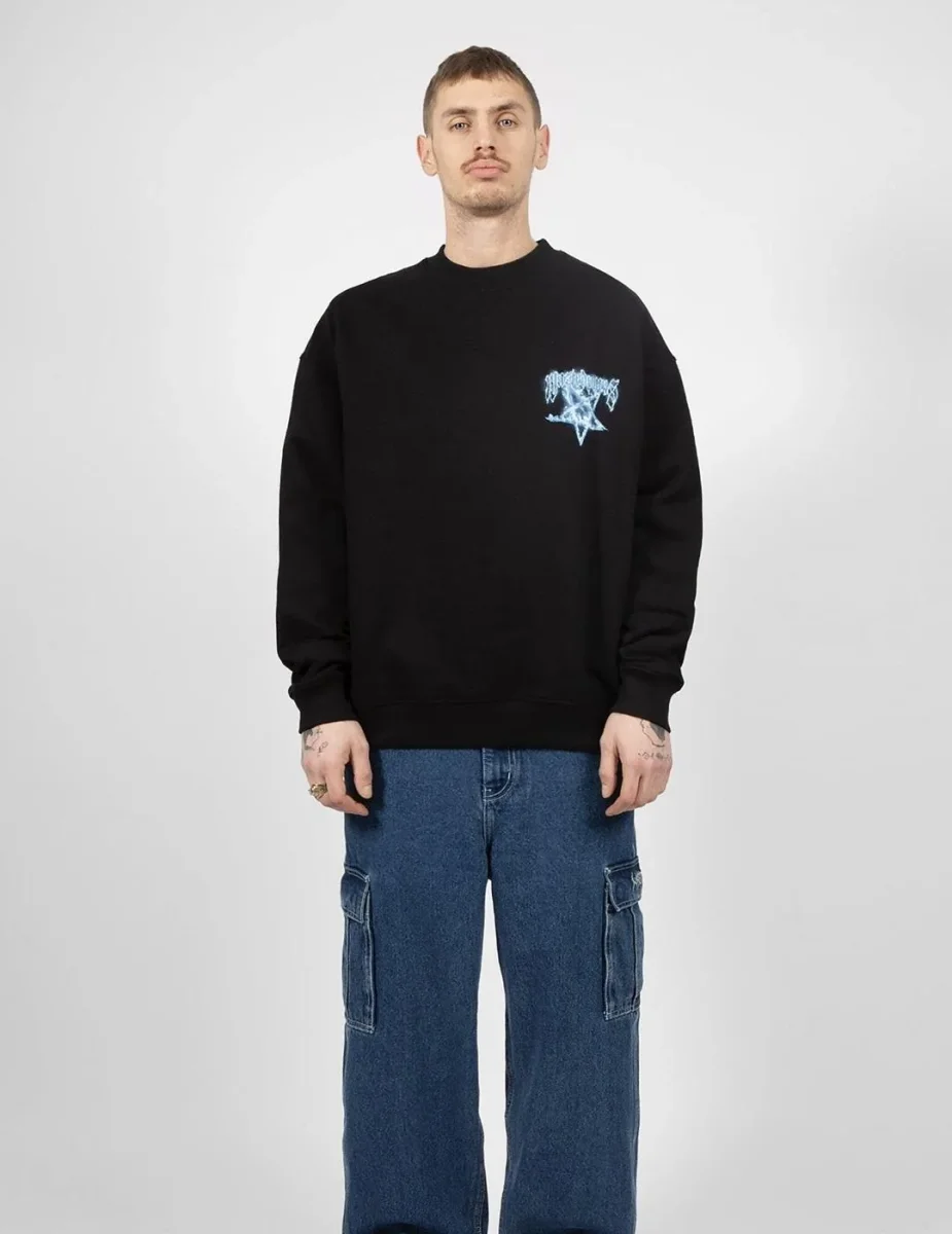 Sudadera Crew CONJURE - Black - Imagen 3