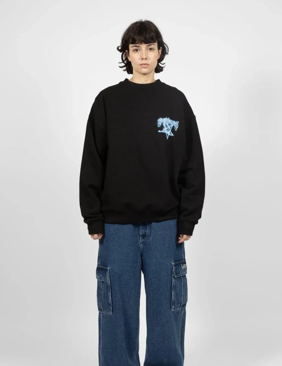 Sudadera Crew CONJURE - Black - Imagen 4