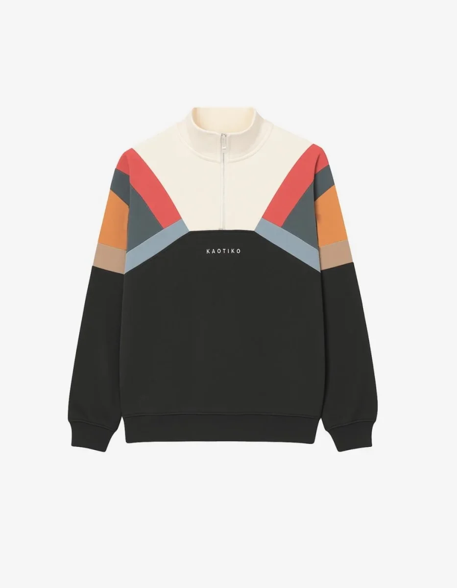 Sudadera Crew KAOTIKO ALECK- Ivory/Black - Imagen 2