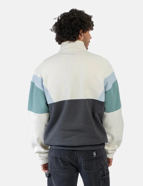 Sudadera Crew KAOTIKO ARTHUR - Ivory/Black/Niagara - Imagen 3