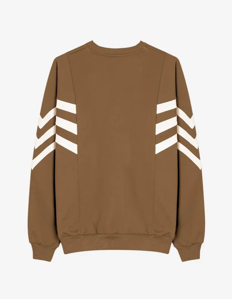 Sudadera Crew KAOTIKO CHAD - Camel/Ivory - Imagen 3