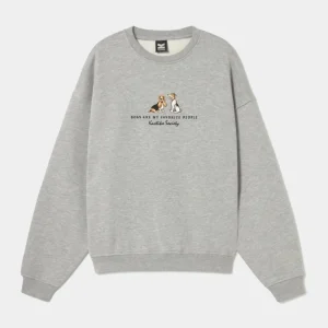 Sudadera Crew KAOTIKO RITA - Gray