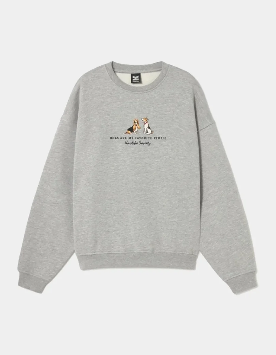 Sudadera Crew KAOTIKO RITA - Gray
