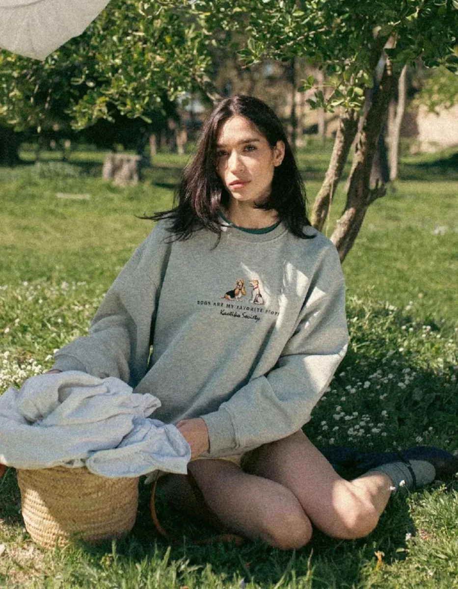 Sudadera Crew KAOTIKO RITA - Gray - Imagen 5