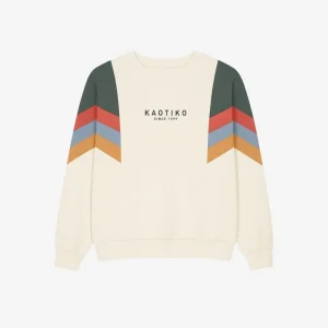 Sudadera Crew KAOTIKO SEATTLE - Ivory/Heura/Tile/Steel