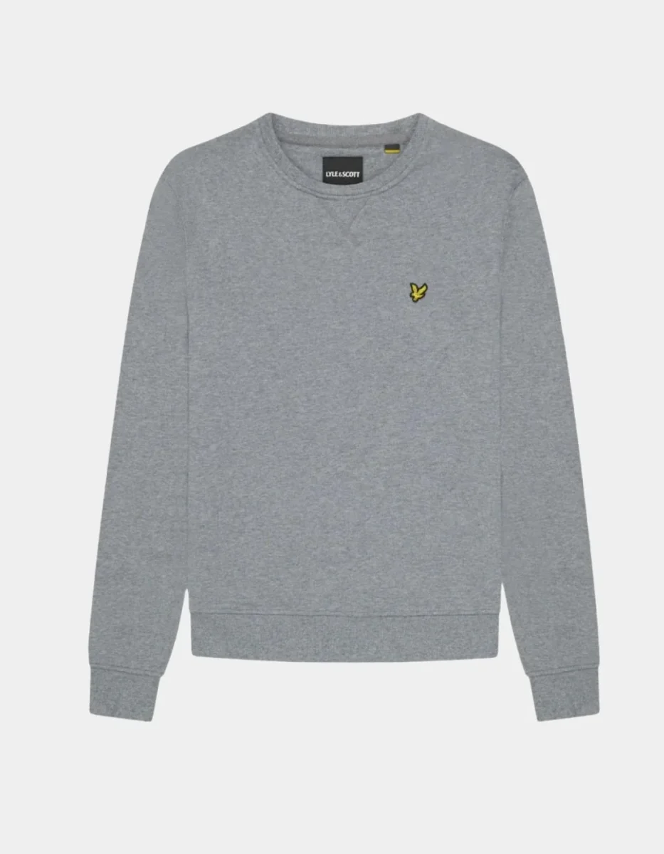Sudadera Lyle&Scott CREW - Mid Grey Marl - Imagen 5