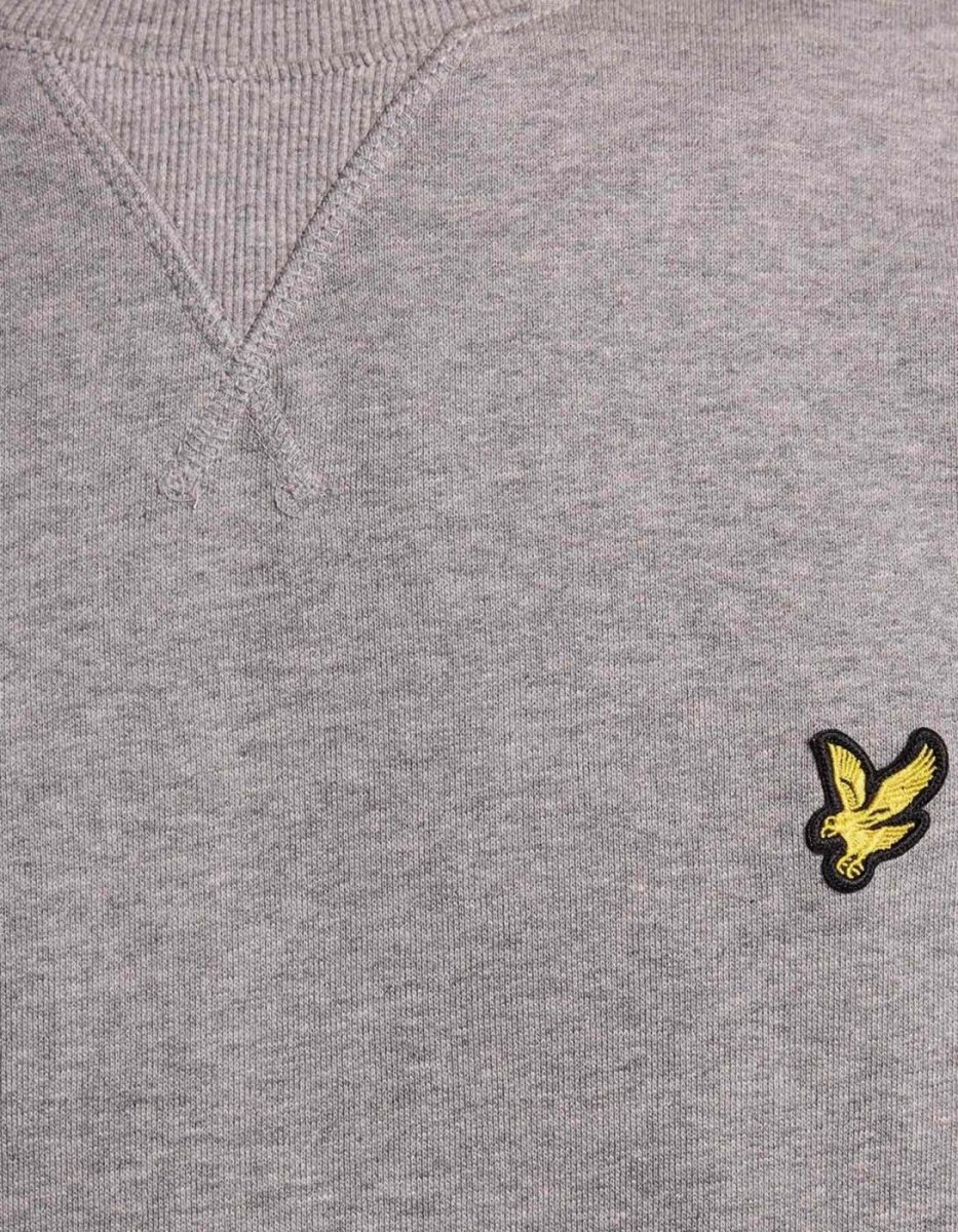 Sudadera Lyle&Scott CREW - Mid Grey Marl - Imagen 6