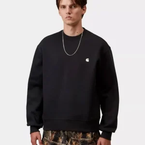Sudadera Crew MACK SWEAT - Black / Wax