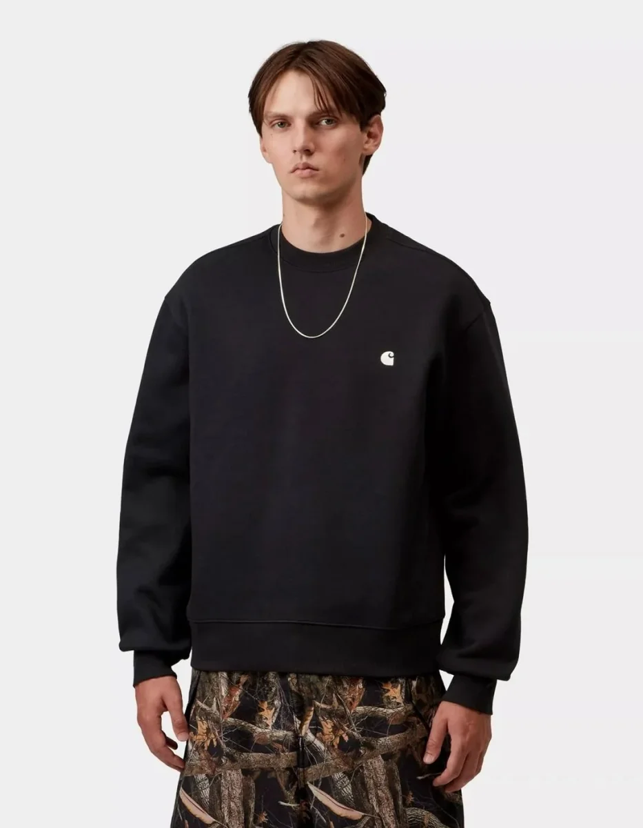 Sudadera Crew MACK SWEAT - Black / Wax - Imagen 2