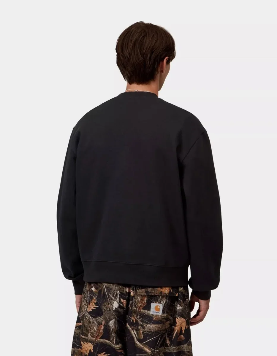 Sudadera Crew MACK SWEAT - Black / Wax - Imagen 3