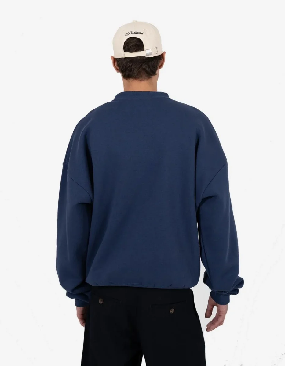Sudadera Crew PROHIBITED BERLIN - Blue - Imagen 3