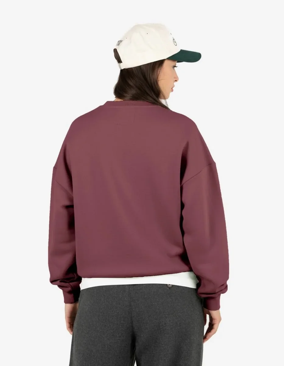 Sudadera Crew PROHIBITED BERLIN - Berry - Imagen 3