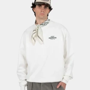 Sudadera Crew PROHIBITED IN A RUSH - Off White