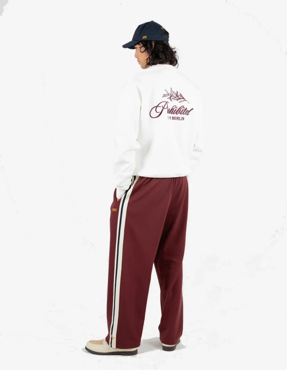 Sudadera Crew PROHIBITED LEAF - Off White - Imagen 5