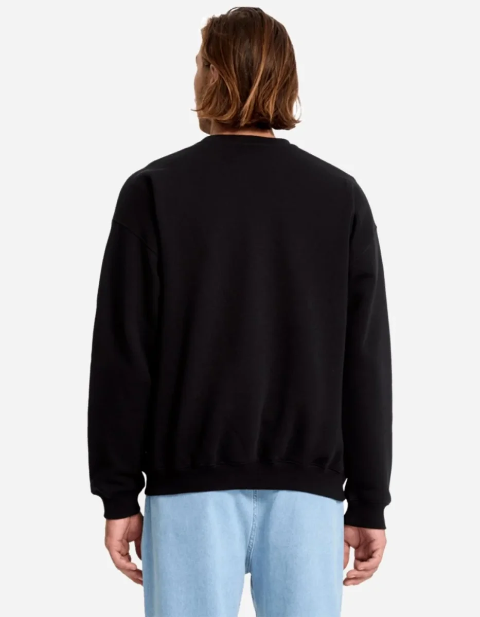 Sudadera Crew SINGLE STONE - Black - Imagen 3