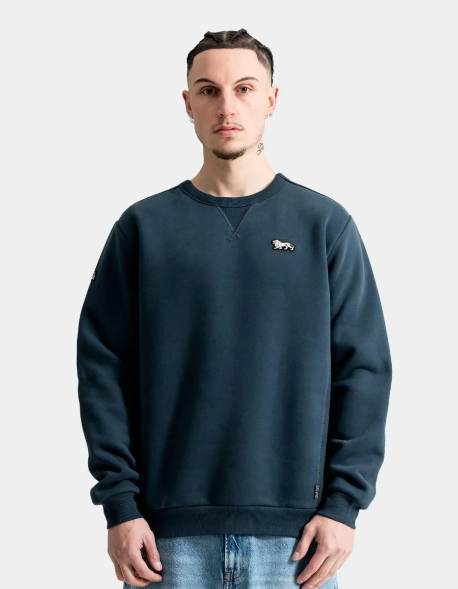 Sudadera Crew LONSDALE WOOLWICH - Orion Blue - Imagen 2