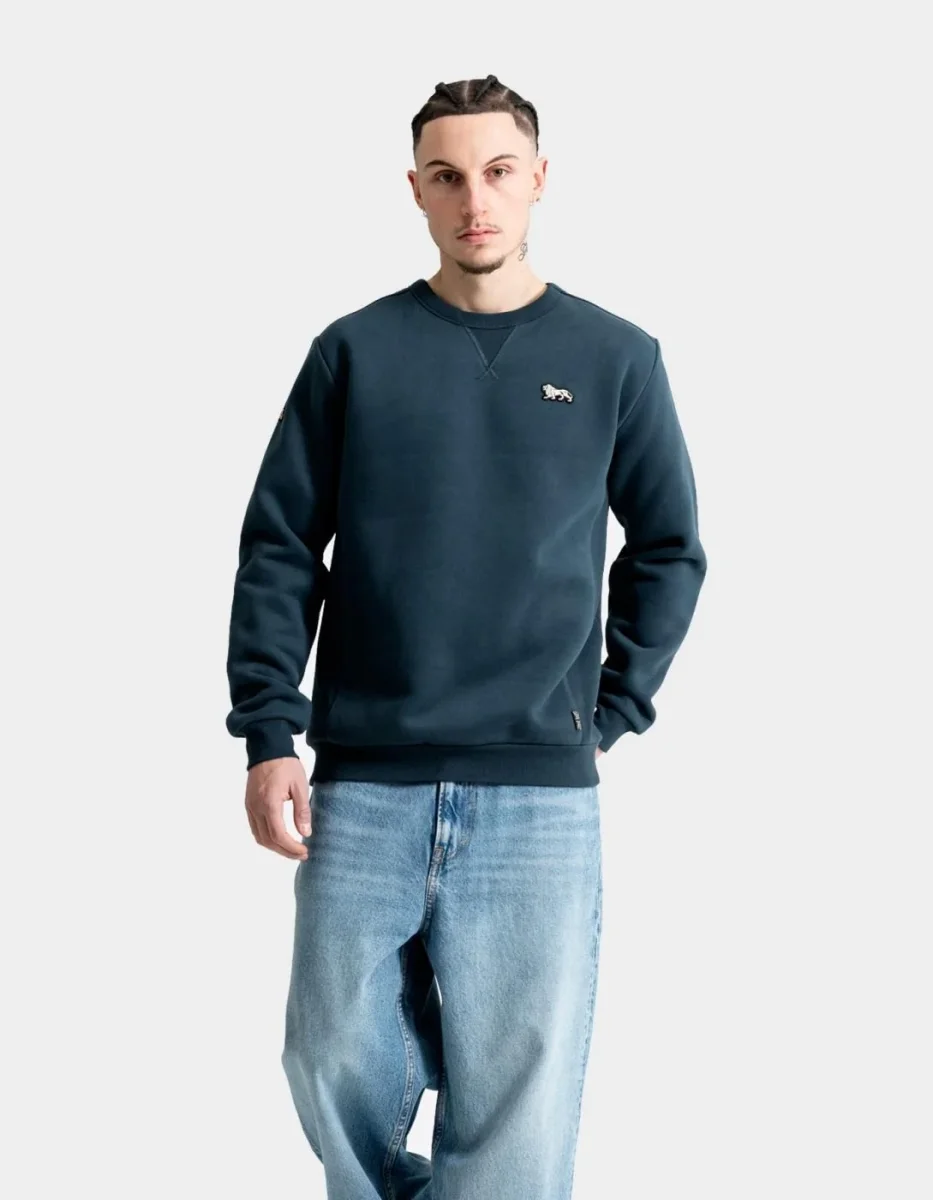 Sudadera Crew LONSDALE WOOLWICH - Orion Blue - Imagen 4