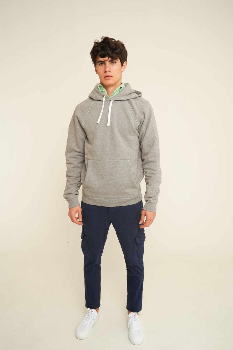 Sudadera Hoodie - Gris Claro - Imagen 3