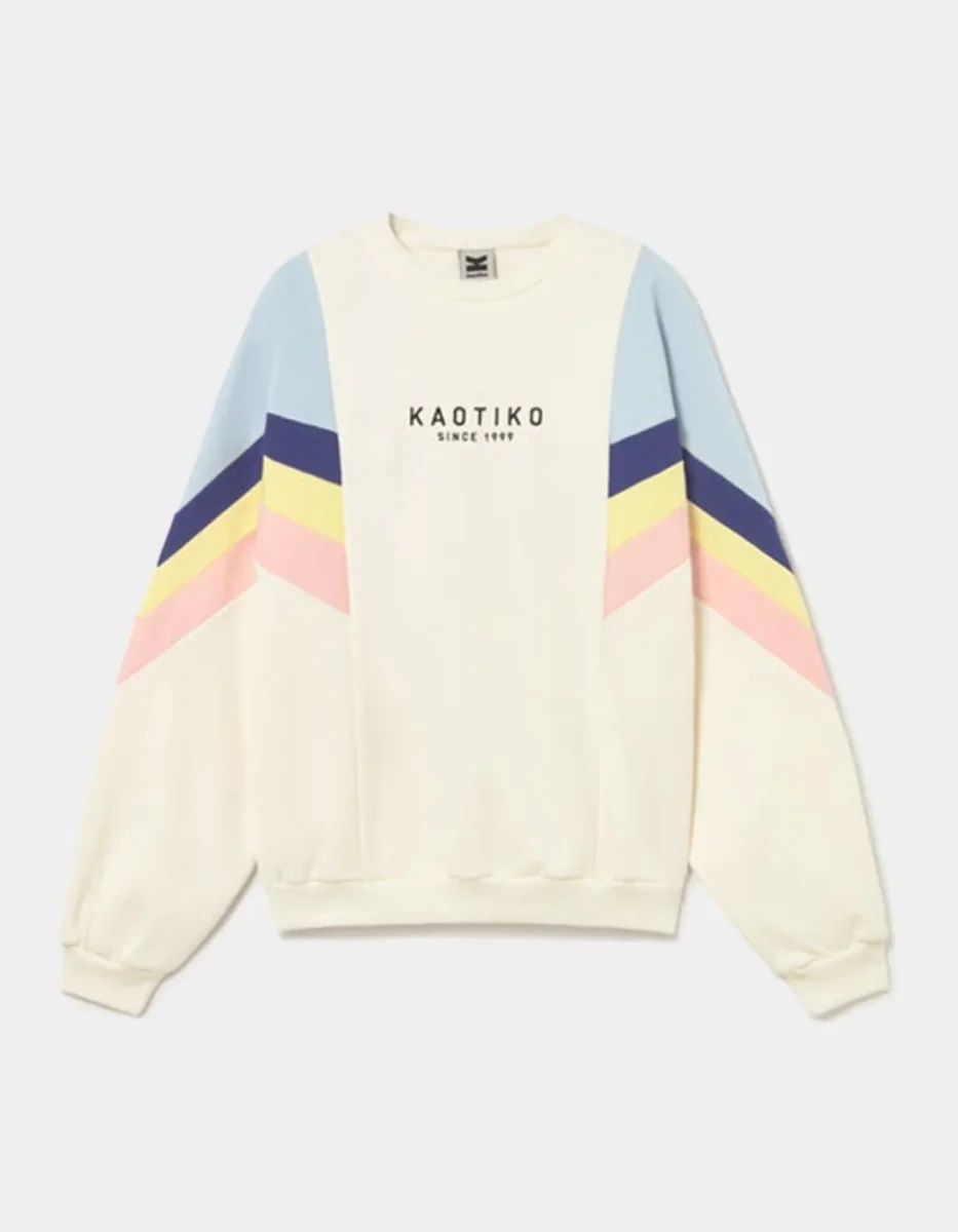 Sudadera KAOTIKO GINGER - Ivory/Blue/Navy/Rose/Yellow