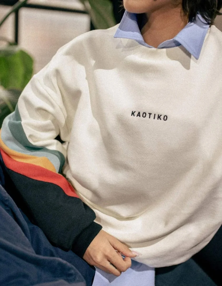 Sudadera KAOTIKO WALKER - Ivory/Heura/Steel/Saffron - Imagen 5