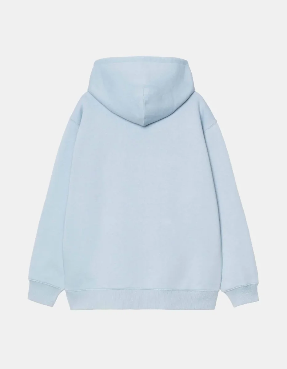 Sudadera CARHARTT WIP W' HOODED CARHARTT- Blue Fog / Pale - Imagen 6