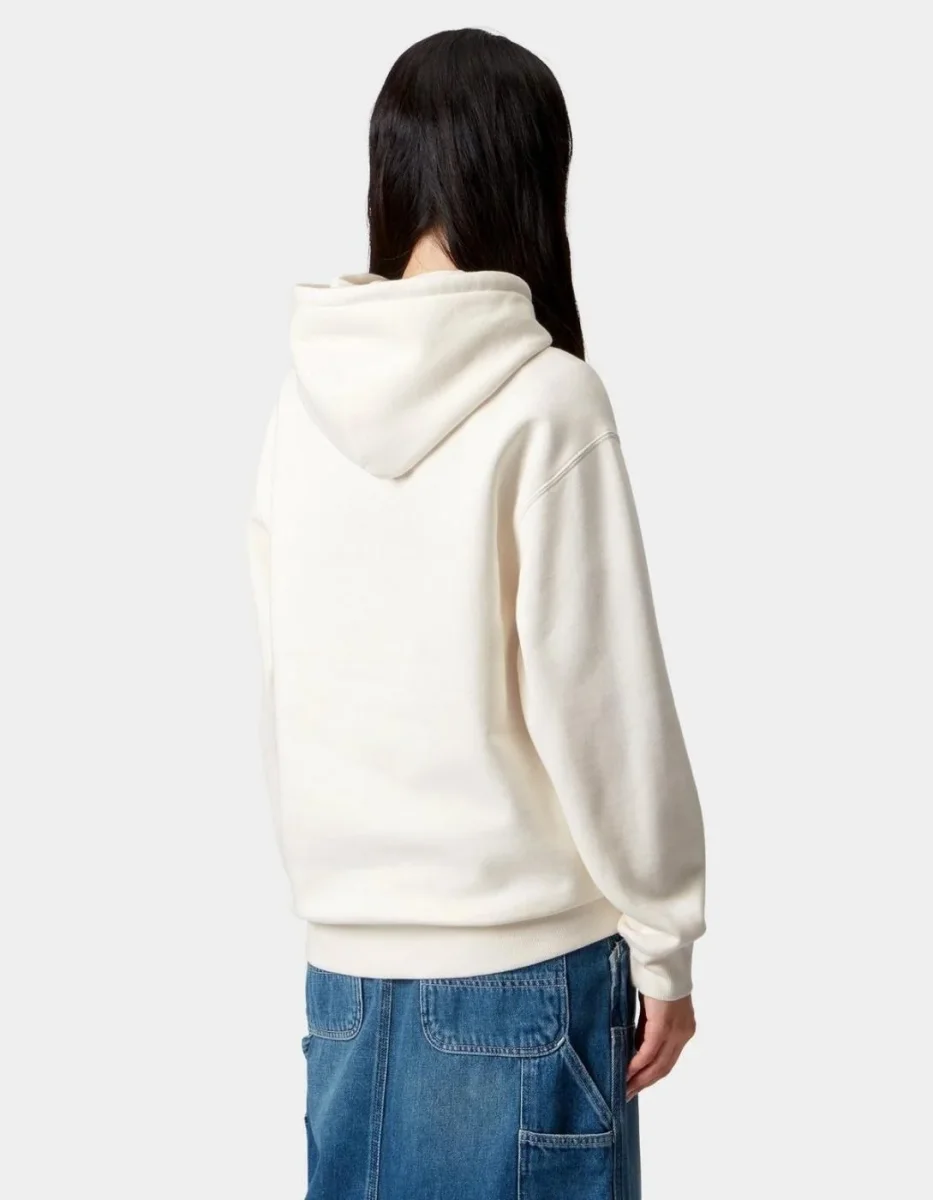 Sudadera CARHARTT WIP W' HOODED CARHARTT- Wax / Wolfsbane - Imagen 3