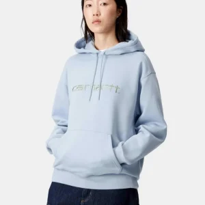 Sudadera CARHARTT WIP W' HOODED CARHARTT- Blue Fog / Pale