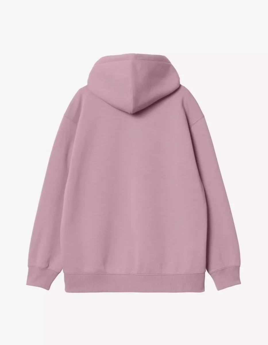 Sudadera CARHARTT WIP W' HOODED CARHARTT WIP - Gentle Pink / Cinneru - Imagen 4