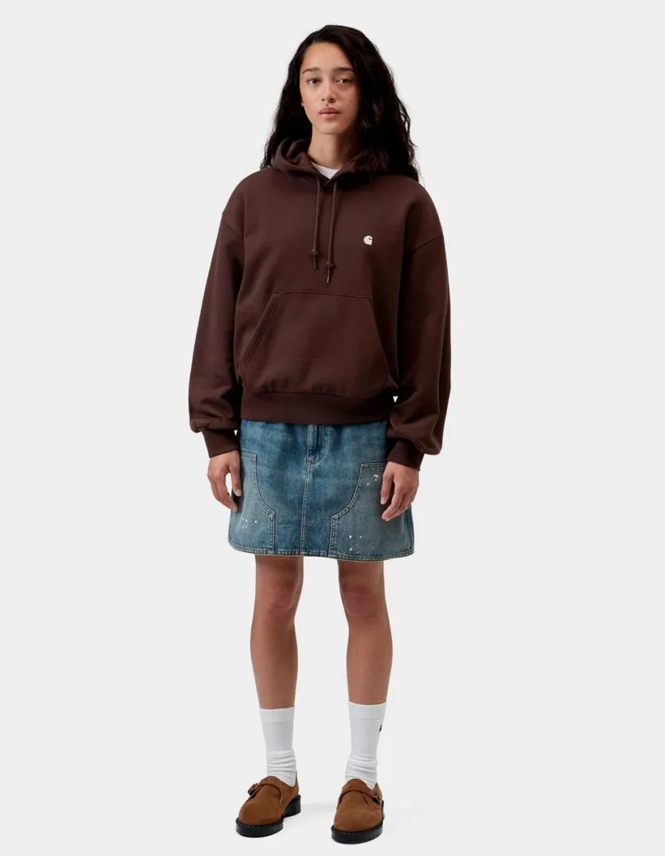 Sudadera CARHARTT WIP W' HOODED CASEY - Palisander / Silver - Imagen 4