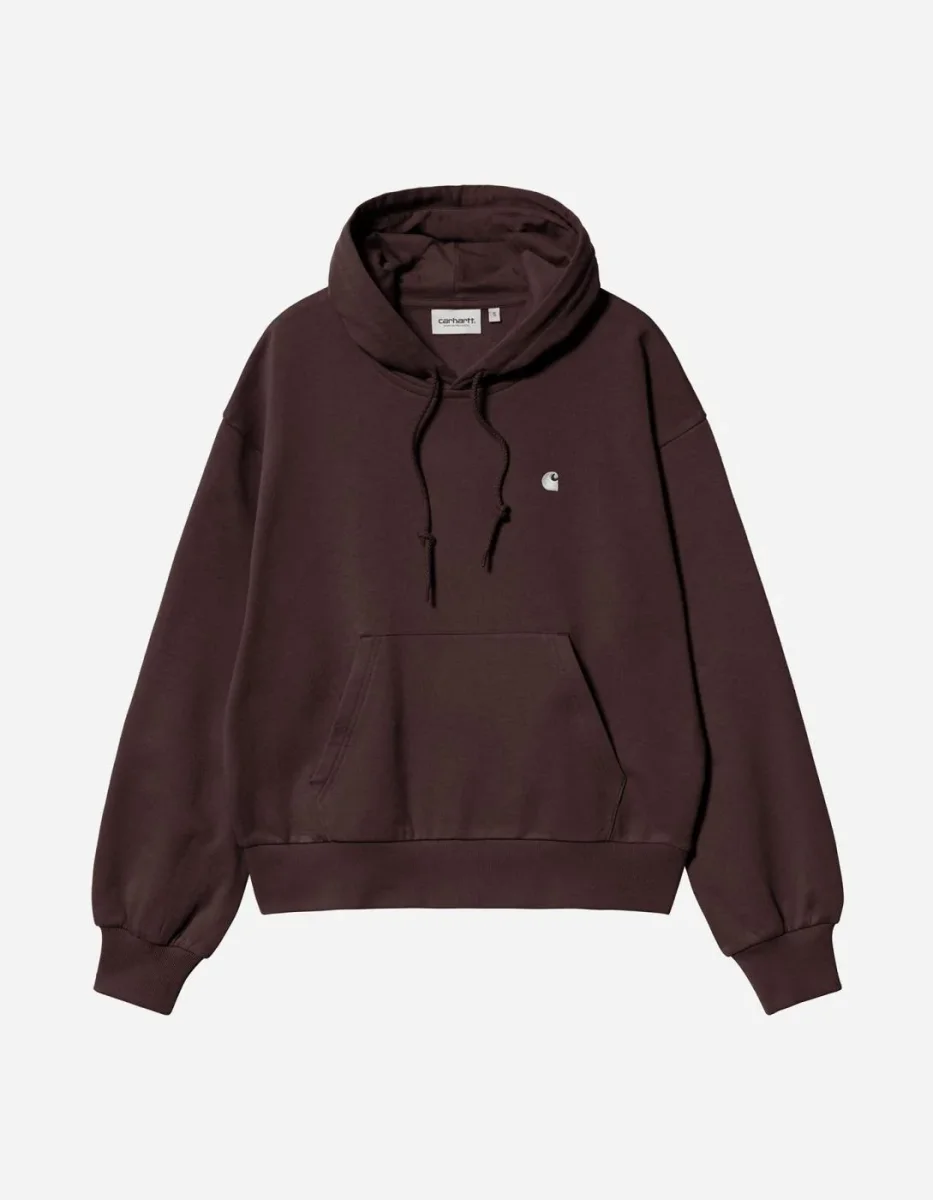 Sudadera CARHARTT WIP W' HOODED CASEY - Palisander / Silver - Imagen 5