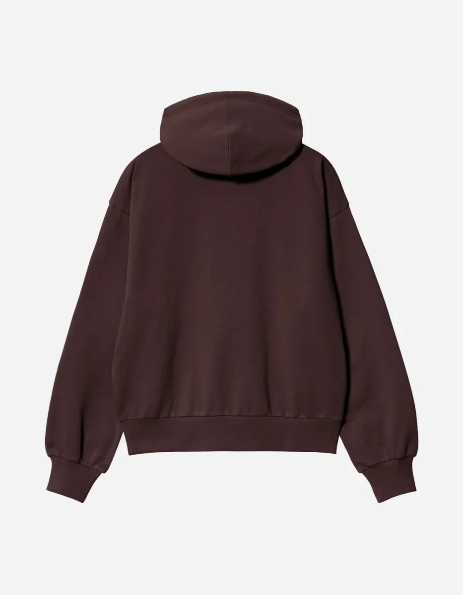 Sudadera CARHARTT WIP W' HOODED CASEY - Palisander / Silver - Imagen 6