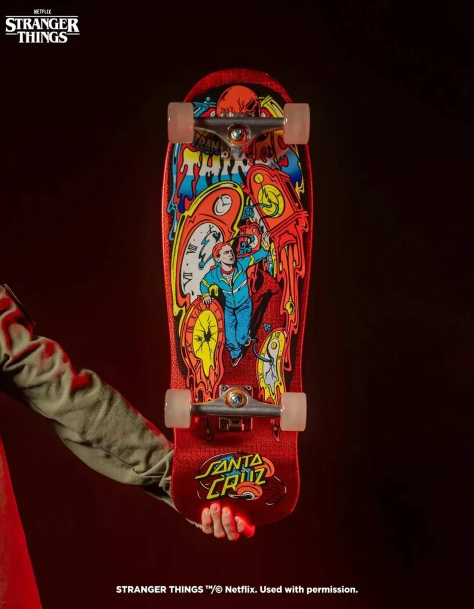 Tabla Skate SANTA CRUZ X STRANGER THINGS GRABKE 9.7' - Imagen 5